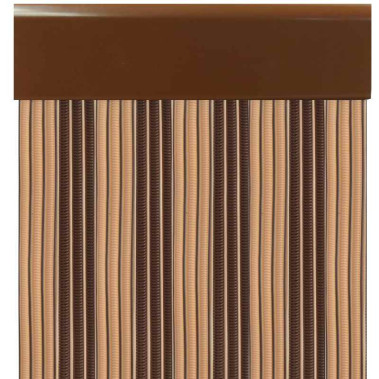 Cortina Antimoscas para Puertas Exterior Malta  90 x 210 Beige-Marrón