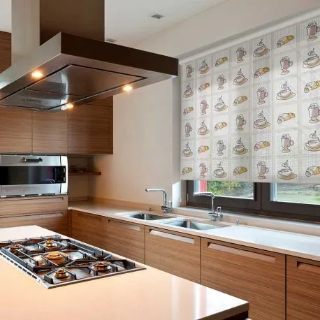 Estor Enrollable Estampado Cocina Screen 5%