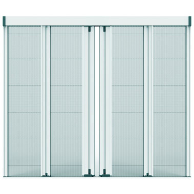 Mosquiteras Plisadas Royal 32 Plus ANTIVIENTO 2 Hoja con Perfil XL (Grandes Dimensiones)