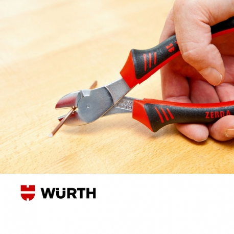 Pack 4 Alicates (de Corte, Universal, Punta Plana y Tenazas) de Würth
