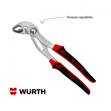 Pack 4 Alicates (de Corte, Universal, Punta Plana y Tenazas) de Würth
