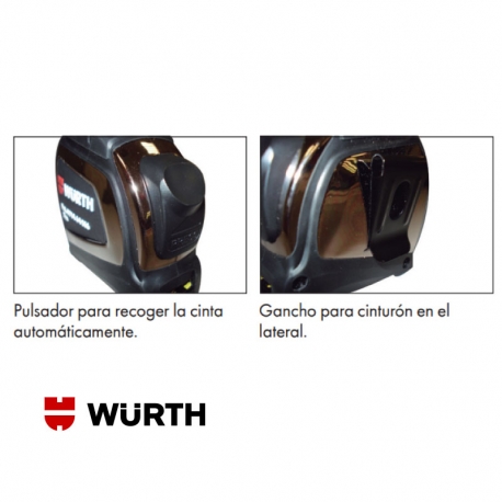 Flexometro 5 metros Würth