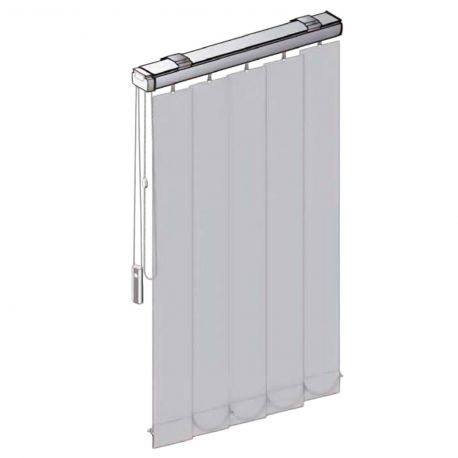 Cortina Vertical 127mm | Opaco Black Out