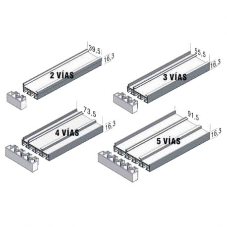 Cortina de Lamas Verticales Shantung Lamas 127mm | Traslúcido