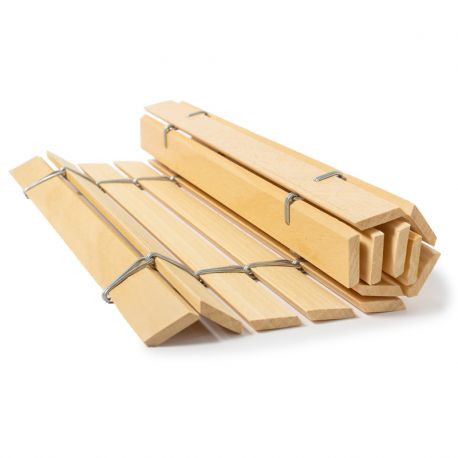 Rollos de Persiana Alicantina Madera Barniz