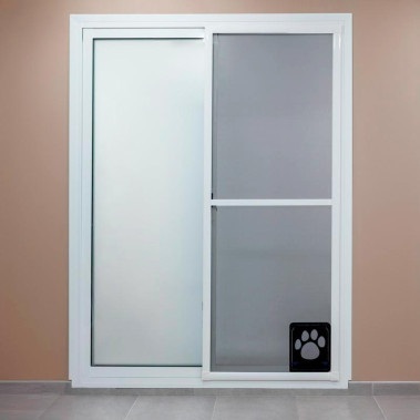 Mosquitera Corredera con Gatera Malla PetScreen TotQuality