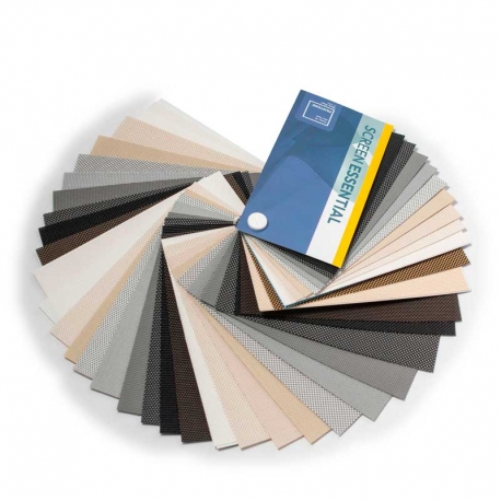 Muestrario Telas Estores Screen Essential
