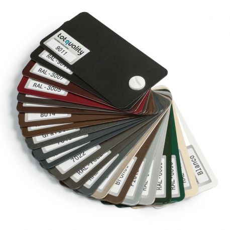 Pack Muestrario Mosquiteras Aluminio (Lisos y Texturados + Tonos Madera)
