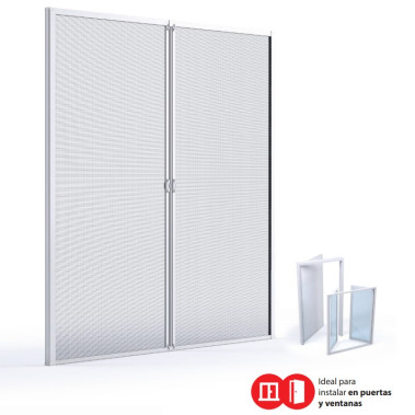 Mosquitera Enrollable Lateral Doble L-2005 2 Hojas