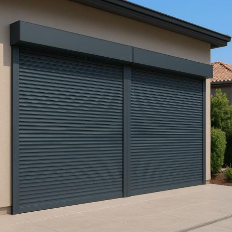 Persiana con Cajón Exterior sin Obra de Aluminio a Medida