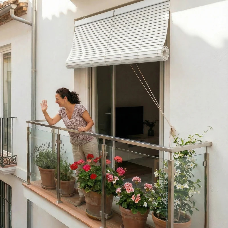 Persiana Alicantina de PVC Color Blanco