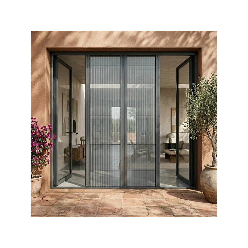 Mosquitera Plisada Royal 32 Plus ANTIVIENTO 1 Hoja Bilateral con Perfil XL (Grandes Dimensiones)