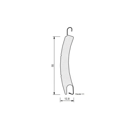PERSIANA ALUMINIO TÉRMICA C55 CURVA