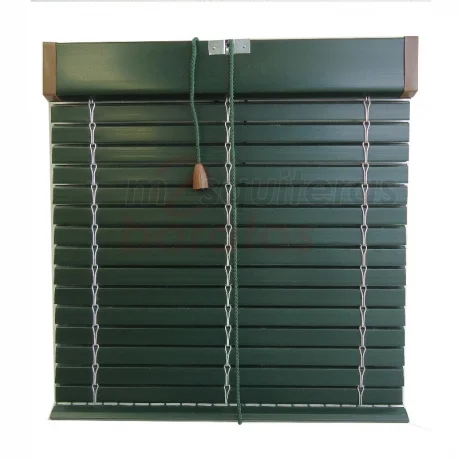 Remate Inferior Persiana Alicantina PVC Color Verde 6009