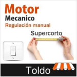 Motor toldo con cable super corto