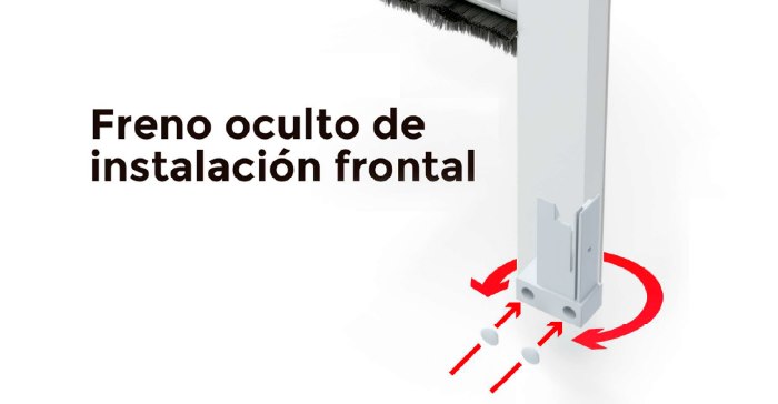 Mosquitera freno oculto