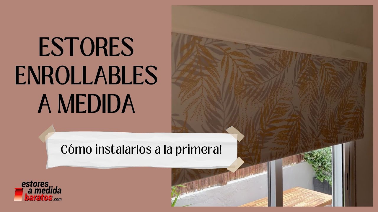 Cómo instalar tu estor en casa
