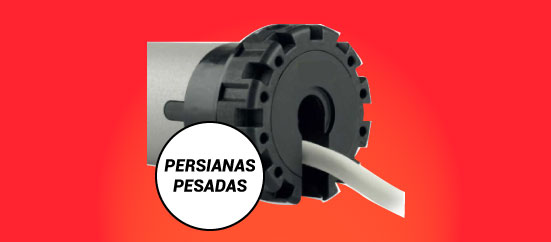 Motores para persianas metálicas pesadas Motores para persianas metálicas pesadas