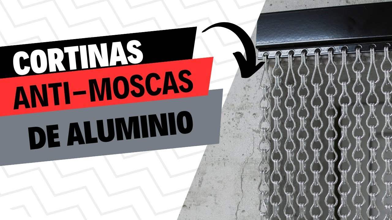 Cortinas antimoscas de aluminio