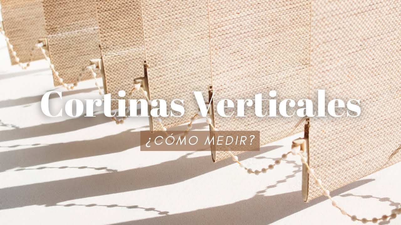Cómo medir medir tu ventana para instalar una Cortina Vertical