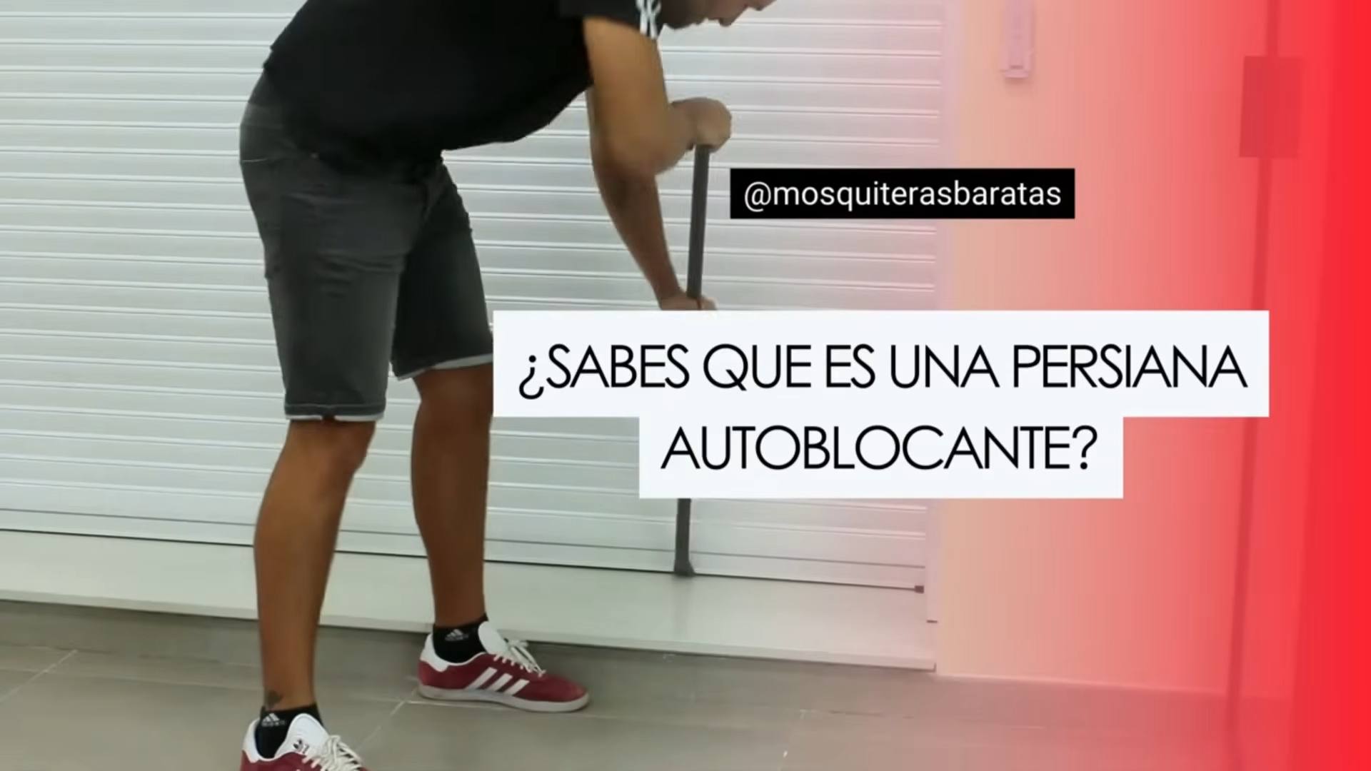 ¿Qué es una persiana de seguridad autoblocante?