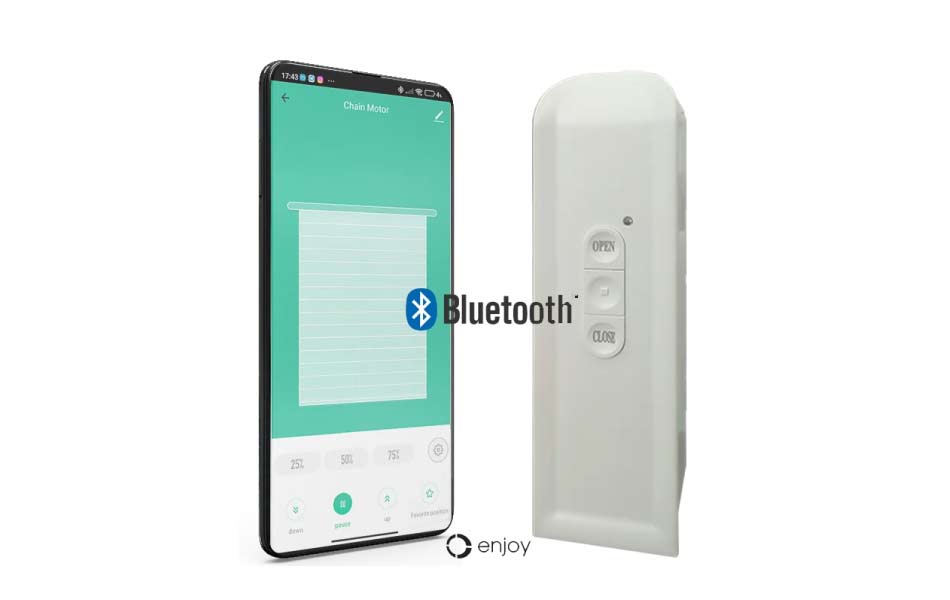 Motor para estor con bluetooth