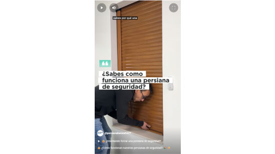 ¿Cómo funcionan nuestras persianas de seguridad?