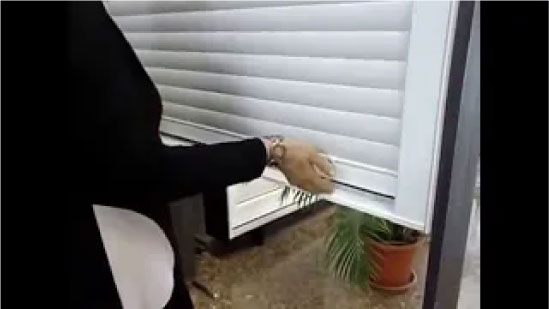 Cómo instalar persiana de seguridad autoblocante