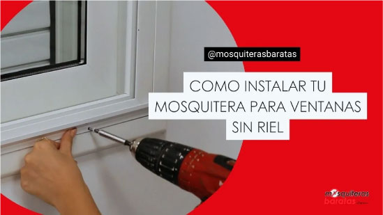 ¿Cómo instalar tu mosquitera corredera si el riel de la ventana es muy pequeño?