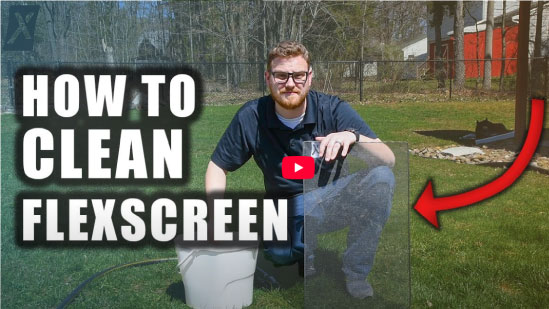 Cómo limpiar una mosquitera FlexScreen