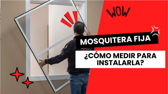 Como tomar medidas para mosquiteras fijas